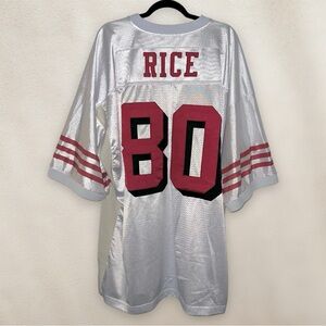 San Francisco 49ers Jerry Rice Football Retro Jersey Throwback 94 Stitched Sz 56